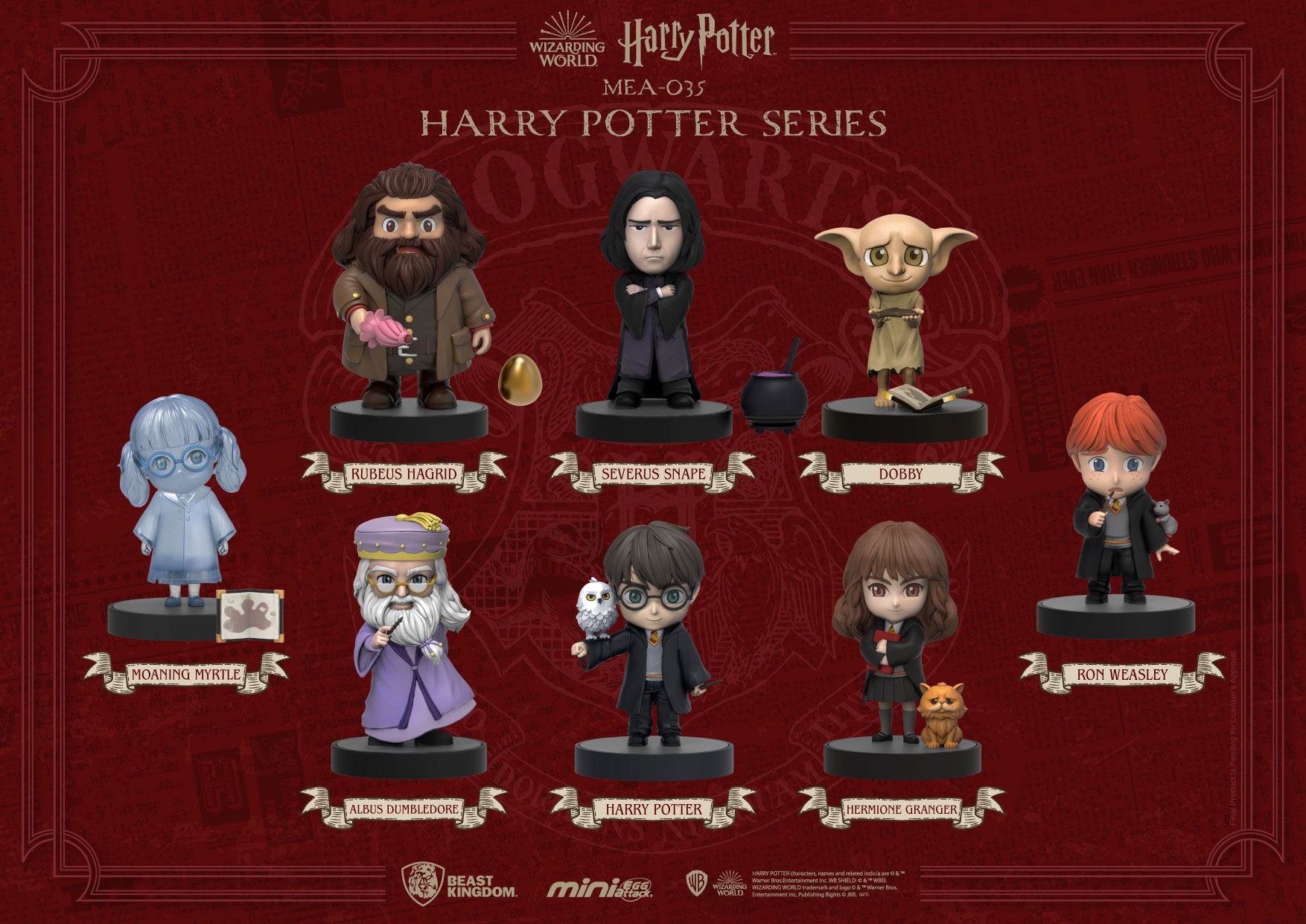 HARRY POTTER MANUALE DI FIGURINE PER MAGHI E STREGHE COFANETTO RED