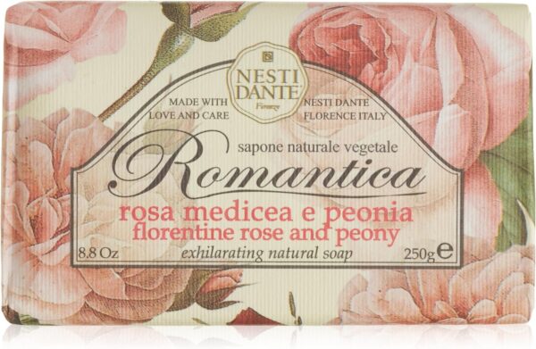 Nesti Dante Sapone Romantica Rosa Medicea e Peonia