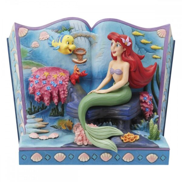 Walt Disney jim Shore la Sirenetta The Little Mermaid Storybook