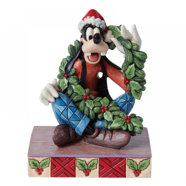 Walt Disney Jim Shore Pippo festeggia il Natale