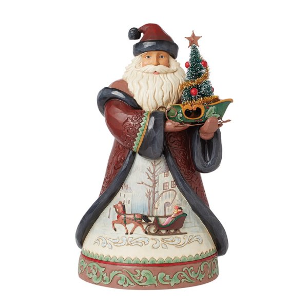 Babbo Natale con albero di sisal