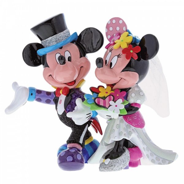 Walt Disney Statuina Topolino e Minnie Sposi