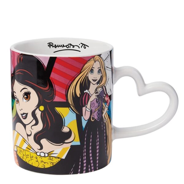 Tazza Principessa Biancaneve, Jasmine, Belle e Rapunzel di Disney Britto - immagine 3