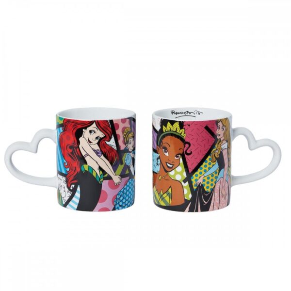 Tazza principessa Ariel, Cenerentola, Aurora e Tiana di Disney Britto