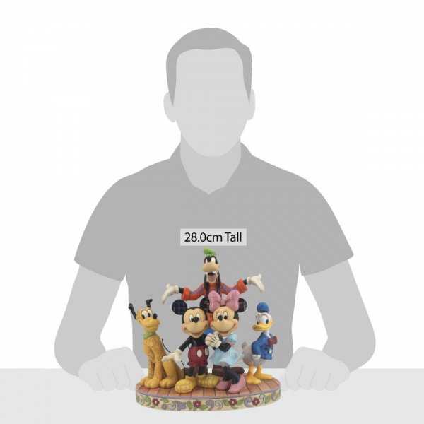 Walt Disney Jim Shore Statuetta Mickey Topolino e i Suoi Amici Disney Traditions